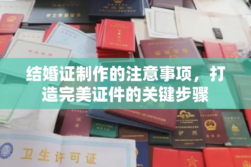 西咸结婚证制作的注意事项，打造完美证件的关键步骤