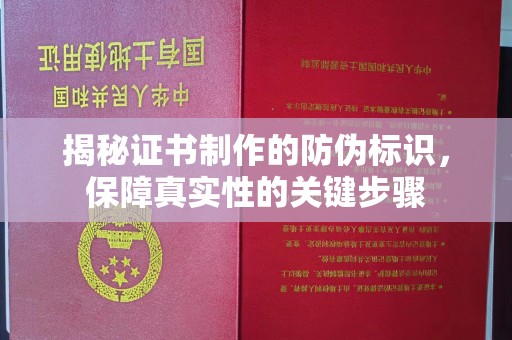 西咸揭秘证书制作的防伪标识，保障真实性的关键步骤