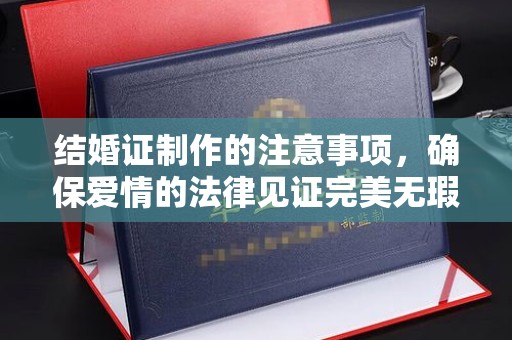西咸结婚证制作的注意事项，确保爱情的法律见证完美无瑕